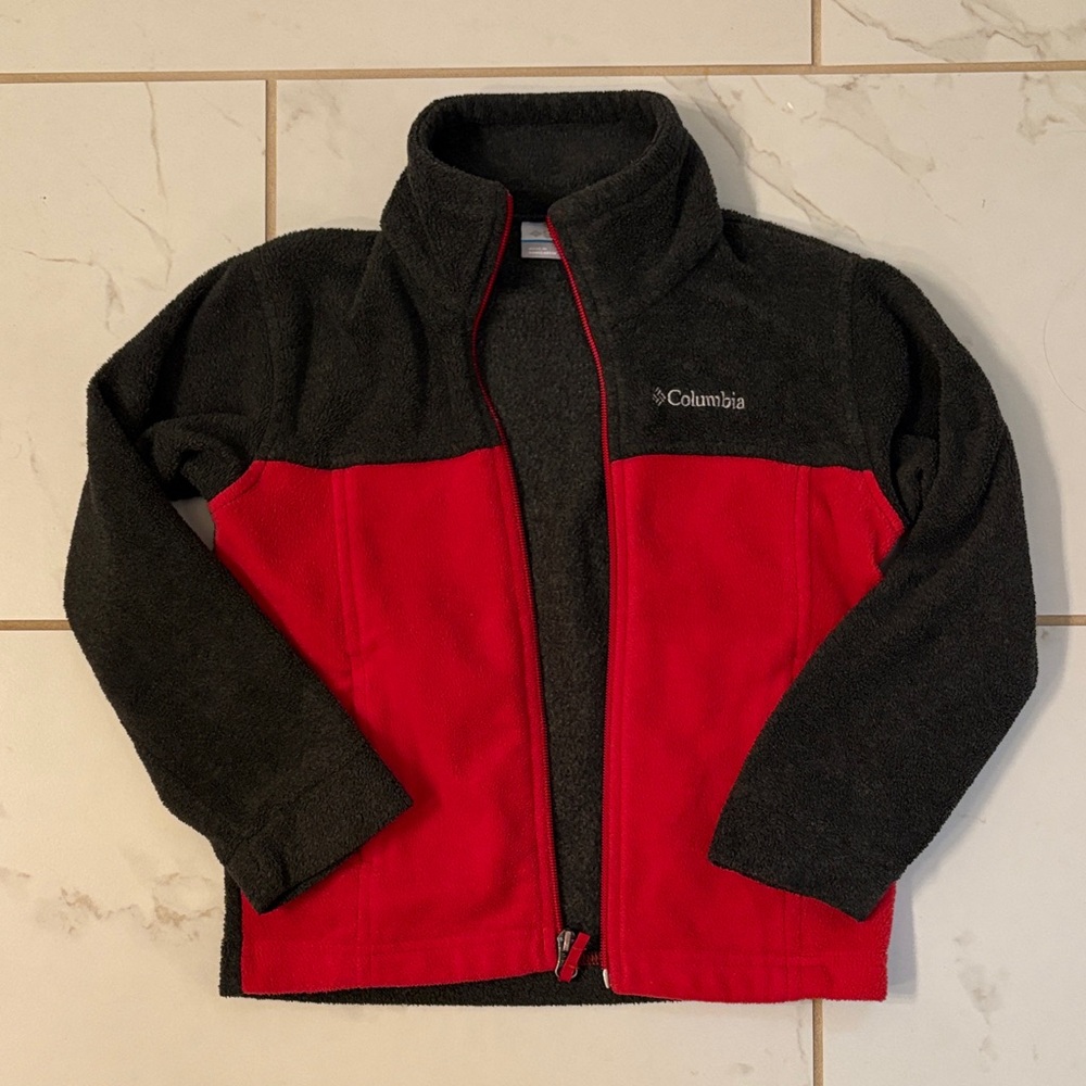 Columbia Kids Red and Dark Grey Jacket